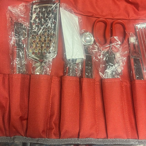 Wolfgang Puck 10 Piece Kitchen Prep and Garnishing Set New Carrying Pouch Handle - Picture 1 of 12